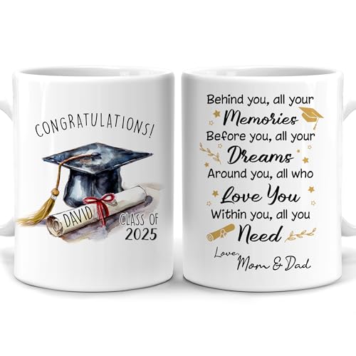 Personalized Graduation Gifts for Daughter | Customised Coffee Mug | 11 OZ