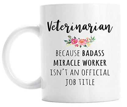 Gift for Veterinarian Funny Graduation | Ceramic Coffee Mug | 11 OZ