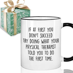 Funny Physical Therapist Novelty Thank You | Ceramic Coffee Mug | 11 OZ