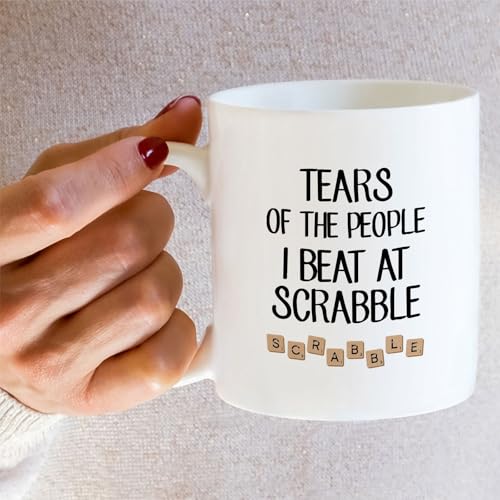 Funny Sarcastic Scrabble Tears of the People I | Ceramic Coffee Mug | 11 OZ