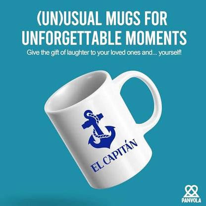 El Capitan Boat Ship Captain Gifts Sailor | Ceramic Coffee Mug | 11 OZ