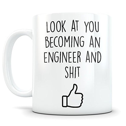 Engineer Graduation Gifts Engineering | Ceramic Coffee Mug | 11 OZ