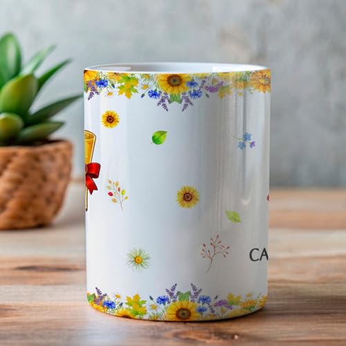 Penguin Teacup Gift For Congrats Graduation | Customised Coffee Mug | 11 OZ