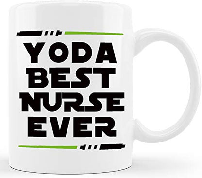 Yo Da Best Nurse Funny Gifts Gift Ideas for | Ceramic Coffee Mug | 11 OZ