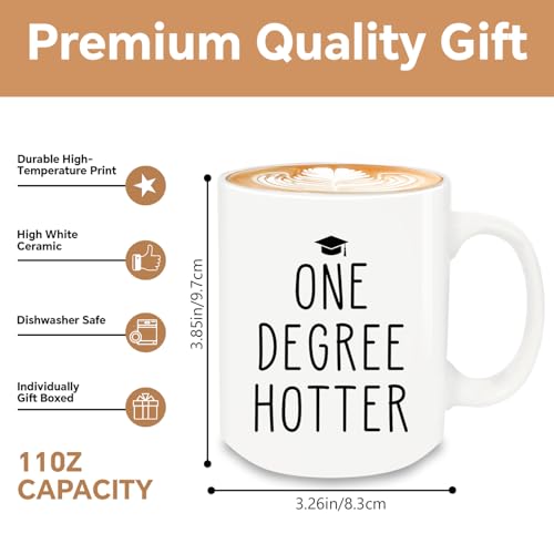 Graduation Gifts One Degree Funny Doctorate | Ceramic Coffee Mug | 11 OZ