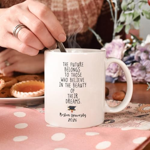 Personalized Graduation Gifts for Woman Her | Customised Coffee Mug | 11 OZ