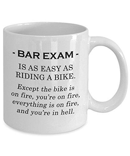 Lawyer Gifts for Men Women Bar Exam Easy on | Ceramic Coffee Mug | 11 OZ