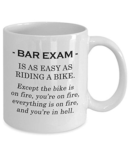 Lawyer Gifts for Men Women Bar Exam Easy on | Ceramic Coffee Mug | 11 OZ