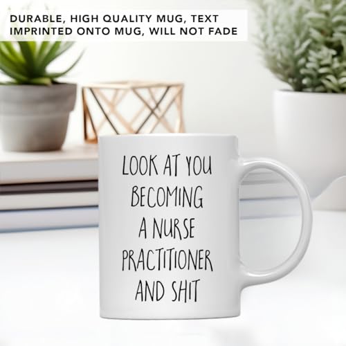 Funny Gift Look at You Becoming a Nurse | Ceramic Coffee Mug | 11 OZ