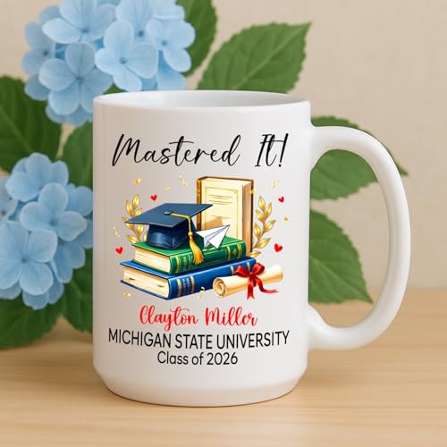 Customized Mastered It Gift For Women Men | Customised Coffee Mug | 11 OZ