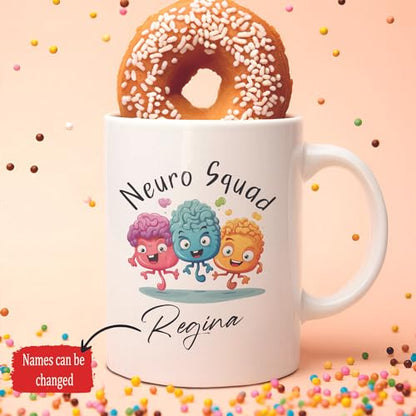 Personalized Name Neurologist Travel | Customised Coffee Mug | 11 OZ