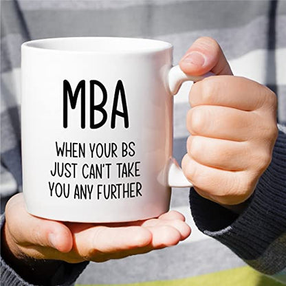 Funny MBA Masters Degree College Business | Ceramic Coffee Mug | 11 OZ