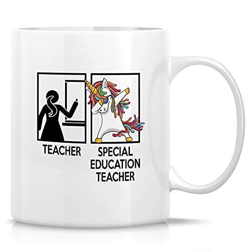 Funny Special Education Teacher Dabbing | Ceramic Coffee Mug | 11 OZ
