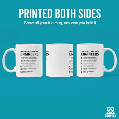 Understanding Engineers Funny Engineer Gifts | Ceramic Coffee Mug | 11 OZ