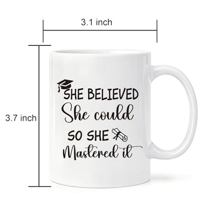 She Believed Could So Mastered It Masters | Ceramic Coffee Mug | 11 OZ