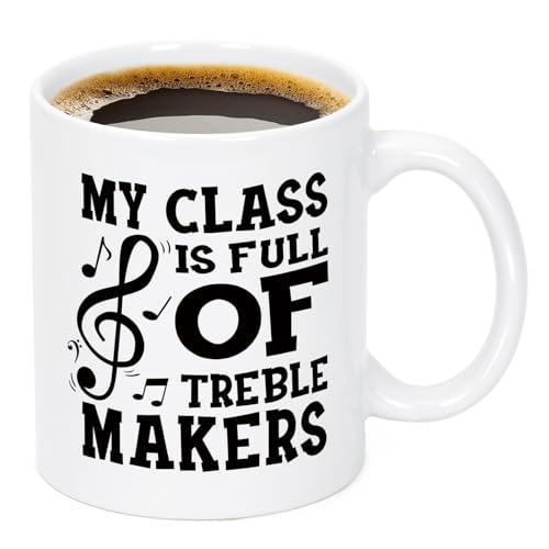 YHRJWN Music Teacher Appreciation Gifts My | Ceramic Coffee Mug | 11 OZ