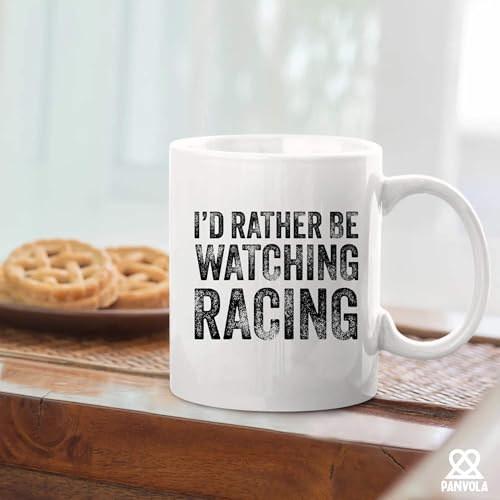 I d Rather Be Watching Racing Car Lover Gifts | Ceramic Coffee Mug | 11 OZ