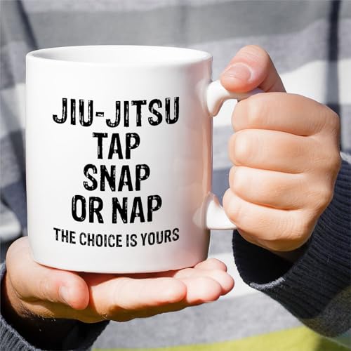 Funny Jiu-Jitsu or Humorous Gift for | Ceramic Coffee Mug | 11 OZ