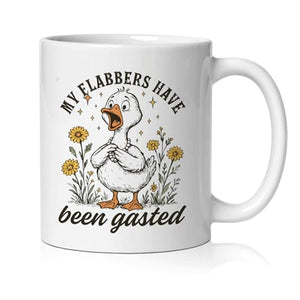 Sarcastic Goose Floral Funny Snarky My | Ceramic Coffee Mug | 11 OZ