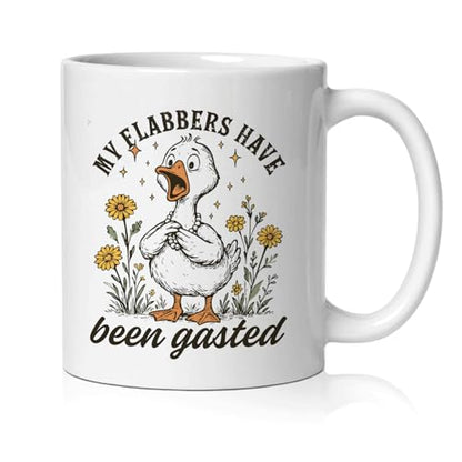 Sarcastic Goose Floral Funny Snarky My | Ceramic Coffee Mug | 11 OZ