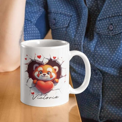 Panda Personalized Animal Accent Gift For | Customised Coffee Mug | 11 OZ