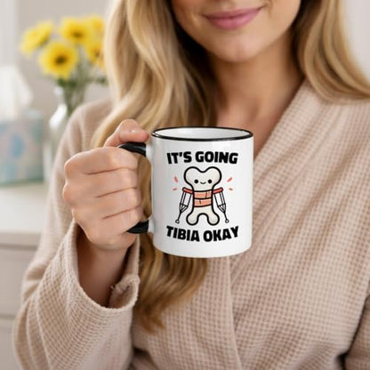 After Knee Surgery Recovery Gifts Get Well | Ceramic Coffee Mug | 11 OZ