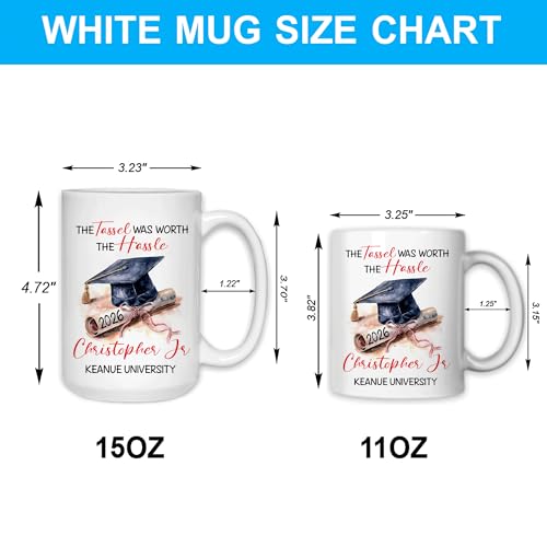 Hyturtle Personalized Graduation 2026 for | Customised Coffee Mug | 11 OZ