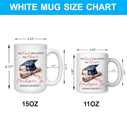 Hyturtle Personalized Graduation 2026 for | Customised Coffee Mug | 11 OZ