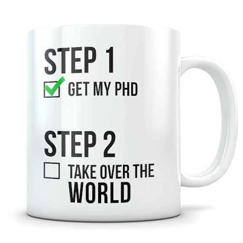 PHD graduation gift Doctor idea Doctoral | Ceramic Coffee Mug | 11 OZ
