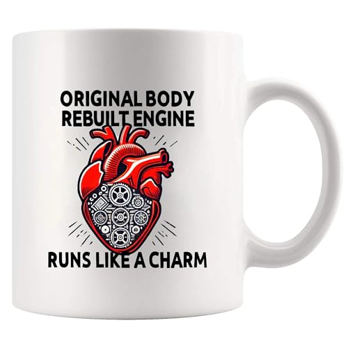 Original Body Rebuilt Engine Recovery Gifts | Ceramic Coffee Mug | 11 OZ