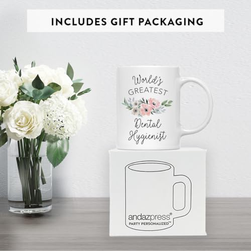 Gift for Women World s Greatest Dental Funny | Ceramic Coffee Mug | 11 OZ
