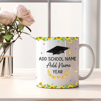 Personalized Graduation Panda Accent Custom | Customised Coffee Mug | 11 OZ