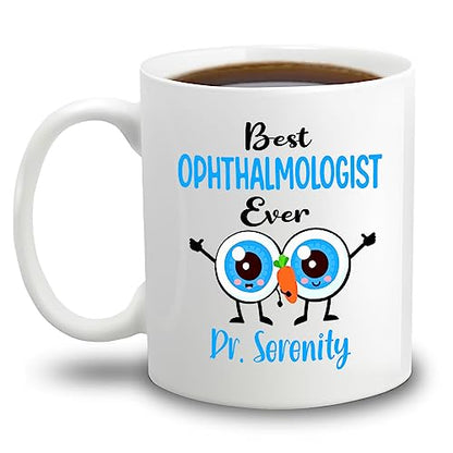 Personalized Name Best Ophthalmologist Ever | Customised Coffee Mug | 11 OZ