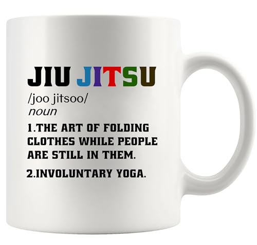 Jiu Jitsu Definition Funny Gifts Jiujitsu | Ceramic Coffee Mug | 11 OZ