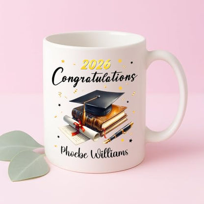 Customized Year Name Degree Graduate Unique | Customised Coffee Mug | 11 OZ