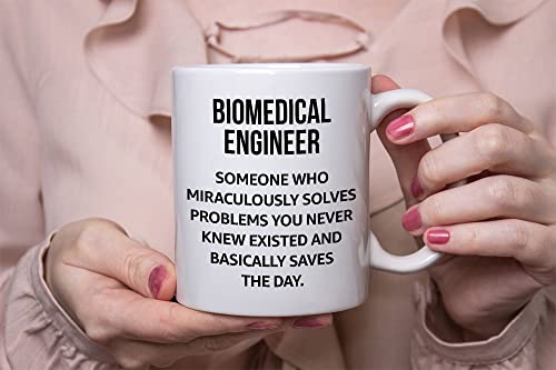 Funny Definition Biomedical Engineer PHD | Ceramic Coffee Mug | 11 OZ