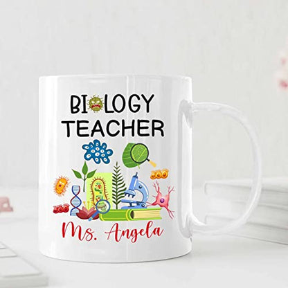 Personalized Biology Teacher Gifts For | Customised Coffee Mug | 11 OZ