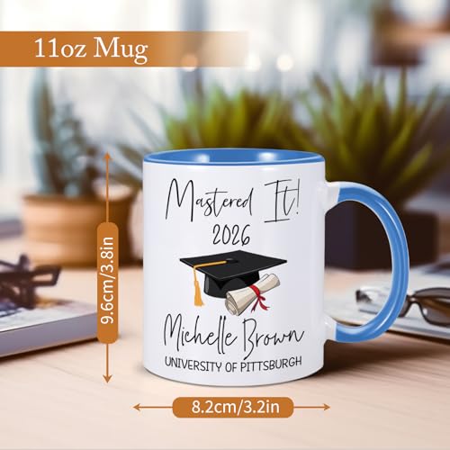 Personalized Graduation 2026 For Her Him | Customised Coffee Mug | 11 OZ