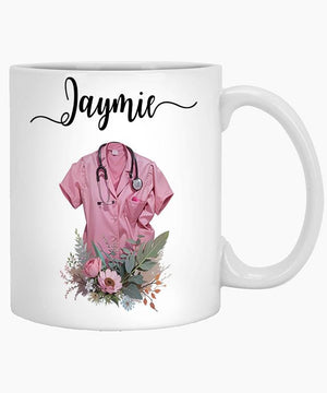Personalized Nurse Name Jaymie Custom | Customised Coffee Mug | 11 OZ