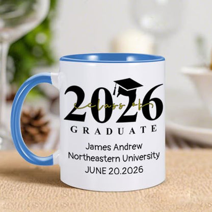 Personalized Graduation Gifts Class of 2026 | Customised Coffee Mug | 11 OZ