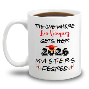 Personalized Graduation Master Degree The | Customised Coffee Mug | 11 OZ