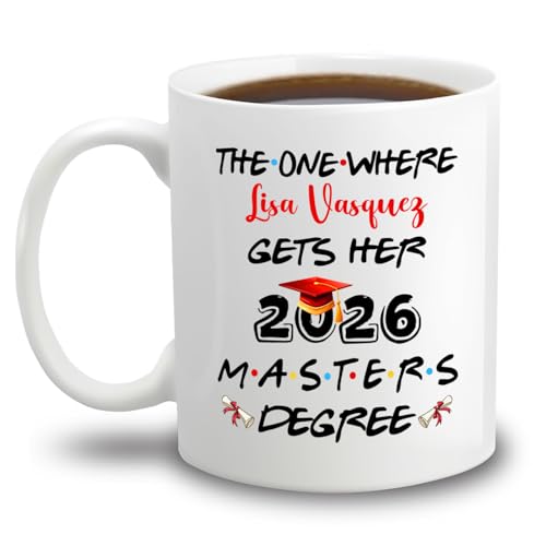 Personalized Graduation Master Degree The | Customised Coffee Mug | 11 OZ