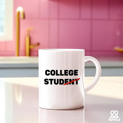 College Stud Student Funny Male Gifts for Guys | Ceramic Coffee Mug | 11 OZ