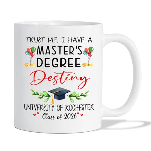 Personalized Graduation Travel Gifts Trust | Customised Coffee Mug | 11 OZ