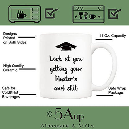 Christmas Gifts Funny Masters Graduation Look | Ceramic Coffee Mug | 11 OZ