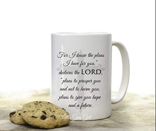 Personalized Bible Verse Custom Double | Customised Coffee Mug | 11 OZ