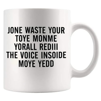 Don t Waste Your Time On Me Sarcastic Gifts | Ceramic Coffee Mug | 11 OZ