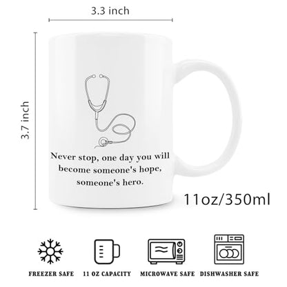 Nurse Inspirational Nursing Medical Student | Ceramic Coffee Mug | 11 OZ