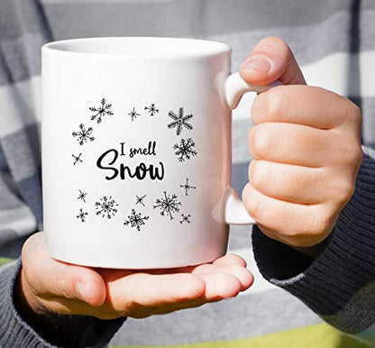 Funny I Smell Snow Christmas Season Sarcasm | Ceramic Coffee Mug | 11 OZ