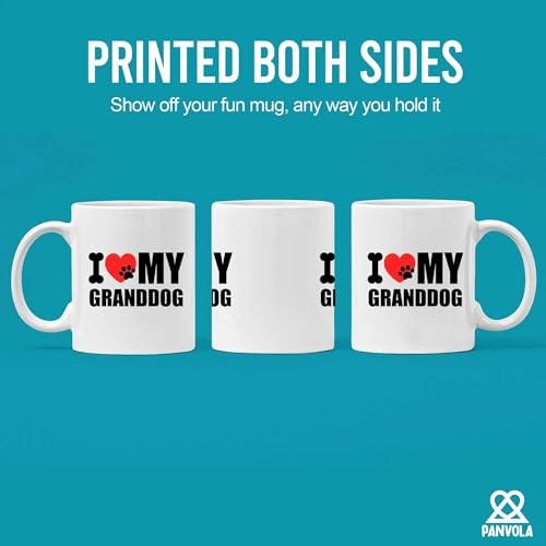 I Love My Granddog Dog Lover Gifts For Owners | Ceramic Coffee Mug | 11 OZ